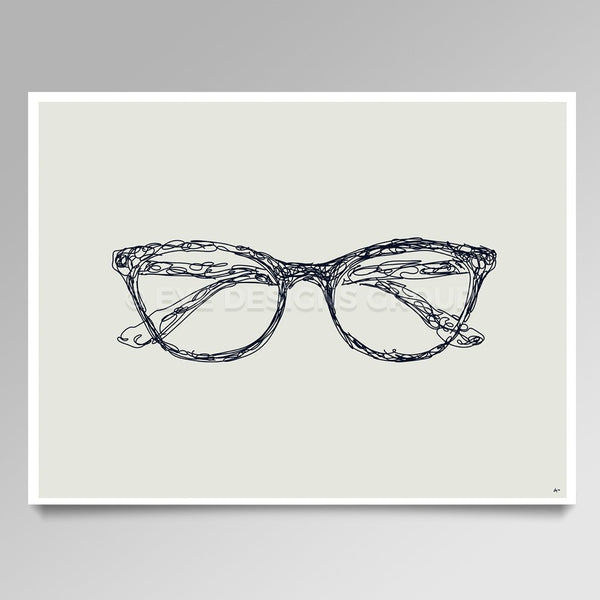 OPTICAL ART Frame Scribble II