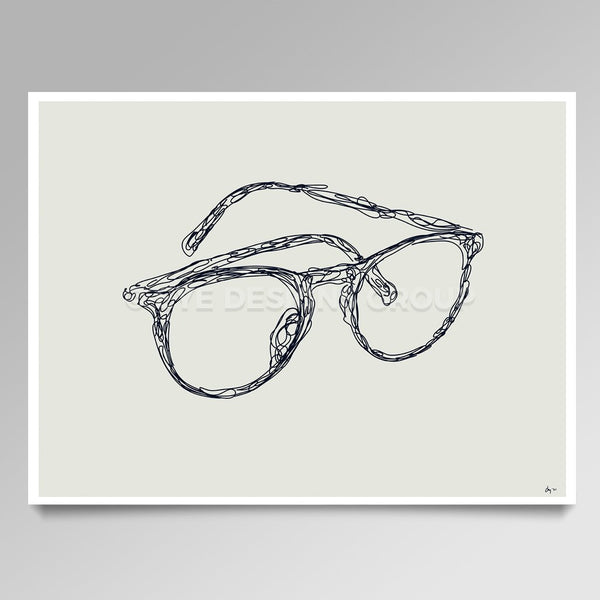 OPTICAL ART Frame Scribble V