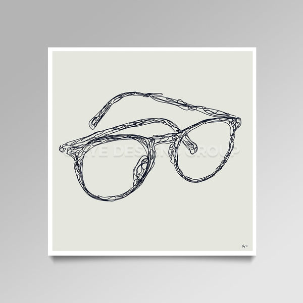 OPTICAL ART Frame Scribble V