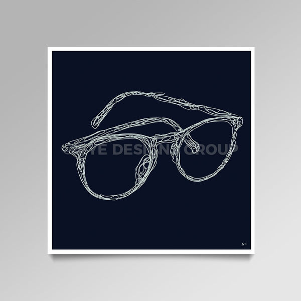 OPTICAL ART Frame Scribble VI
