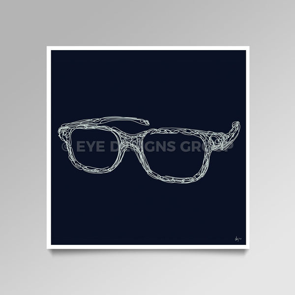OPTICAL ART Frame Scribble IV