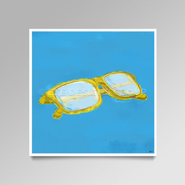 OPTICAL ART Yellow Frames I