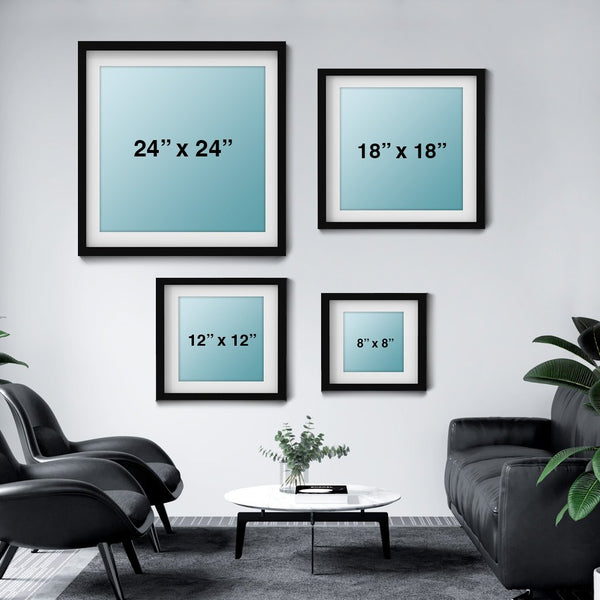 OPTICAL ART Blue Frames I